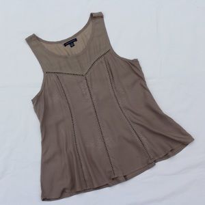 American Eagle Taupe Tank